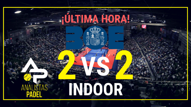 2 VS 2 Indoor permitido – Modificación BOE