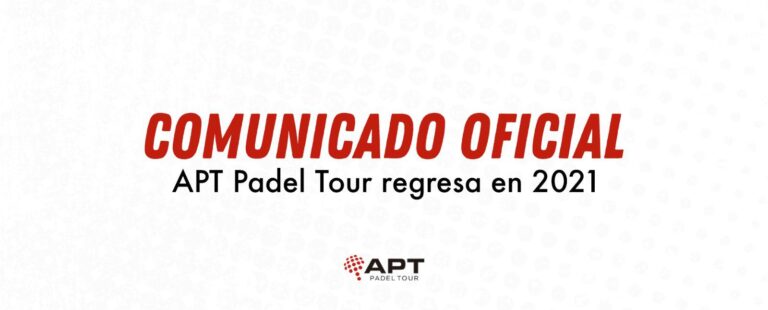 EL APT regresará en 2021