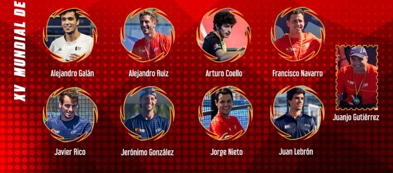 Conoce a la selección masculina de pádel para el Mundial en Qatar