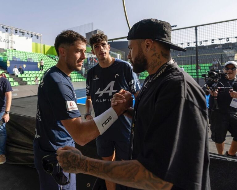 Neymar Jr, presente en el Riyadh Premier Padel