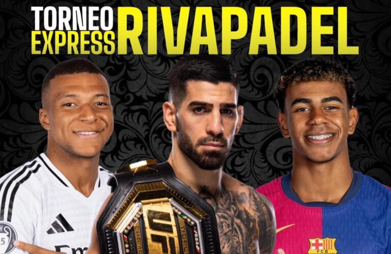 Torneazo express + Clásico + UFC Topuria + Fiesta el 26 en Rivapadel