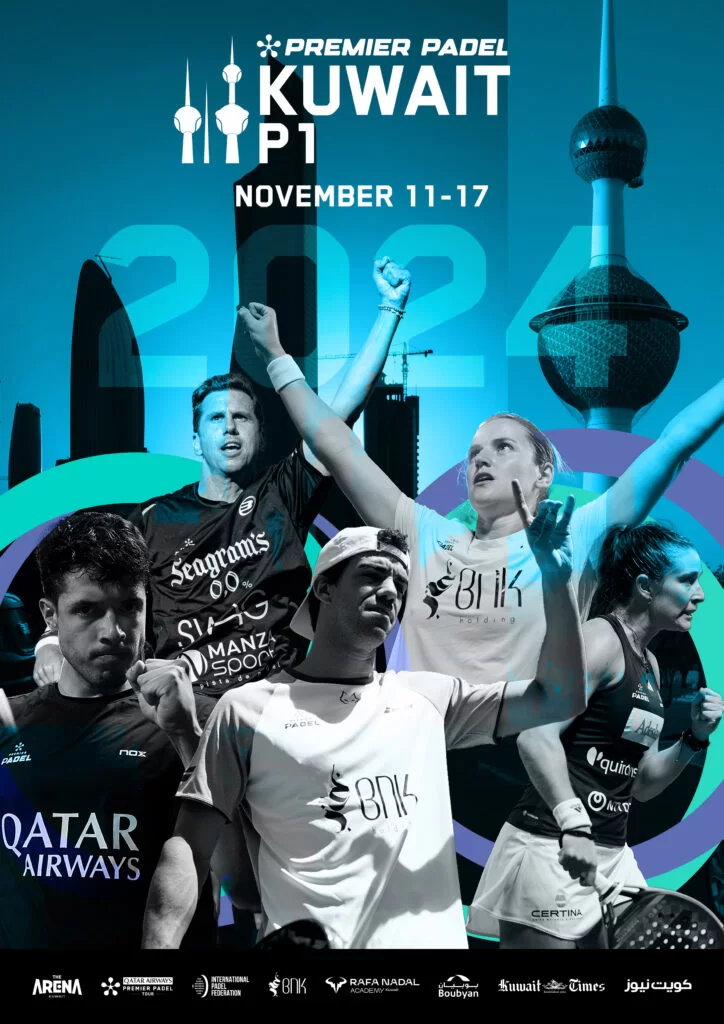 Aquí están los cuadros del Kuwait City Premier Padel P1